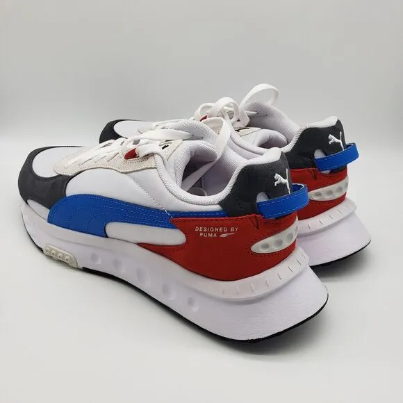 Puma Wild Rider Rollin 381517-04 Ebony White Men’s Running Shoes Size 11 NEW