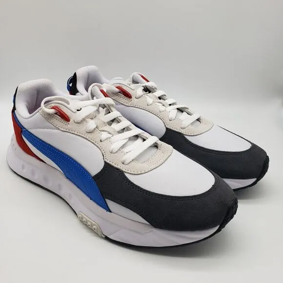Puma Wild Rider Rollin 381517-04 Ebony White Men’s Running Shoes Size 11 NEW