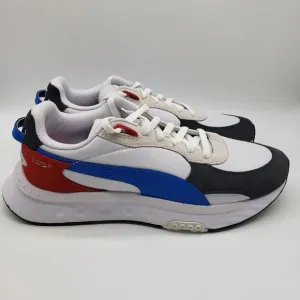 Puma Wild Rider Rollin 381517-04 Ebony White Men’s Running Shoes Size 11 NEW