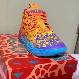Puma x Lamelo ball Phoenix Orange and Purple youth/womens new