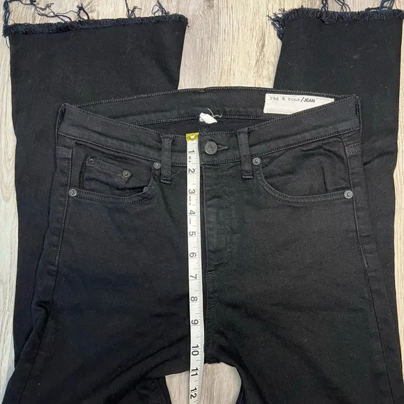 Rag &amp; Bone 10 inch crop flare Black Women’s Size 28