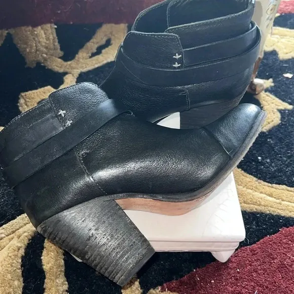 Rag &amp; Bone Women’s Black Leather Ankle Booties, Boots Shoes Size 7