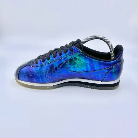 Rare Nike Cortez Iridescent Soar 902854-400 XLV Women’s Sz 9 Metallic Shoe
