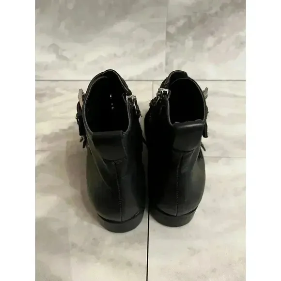 Rebecca Minkoff Shoes Maddox Buckle Ankle Booties Black Studded Women’s Size 7