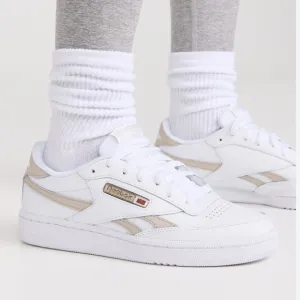 Reebok Club C Revenge NWT shoes white &amp; beige moonstone women’s size 8