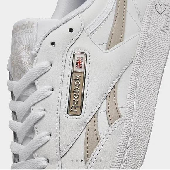 Reebok Club C Revenge NWT shoes white &amp; beige moonstone women’s size 8