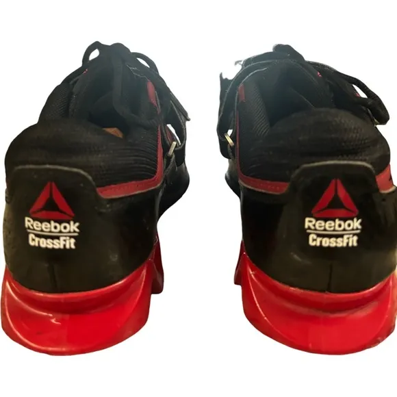 Reebok Crossfit Lifter Plus 2.0 UForm Lifting Shoes V47270 Black Red Mens 9.5