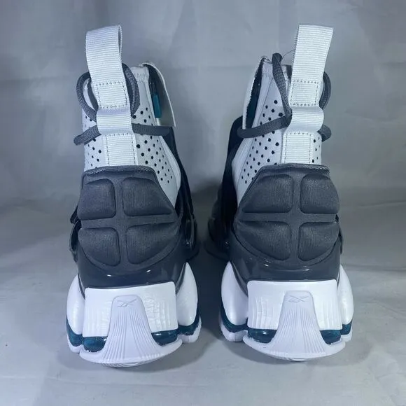 Reebok DMX Elusion 001 Basketball Shoes Grey/Teal Mens Size 7.5 US/Women's 9 US