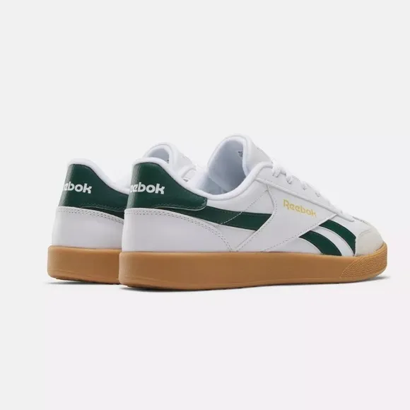 Reebok Smash Edge shoes white &amp; green men’s 8.5 NWT