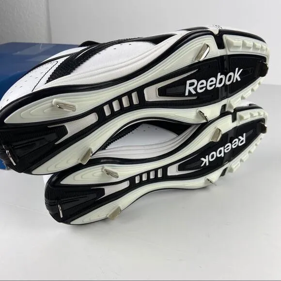 Reebok Vintage IV LOW MM women’s Black and White Softball Shoes Size 10.5