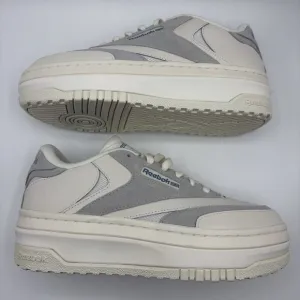 Reebok Women's‎ Club C Extra White/Grey Platform Sneakers 100074260 Size 8.5