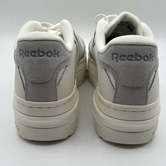 Reebok Women's‎ Club C Extra White/Grey Platform Sneakers 100074260 Size 8.5