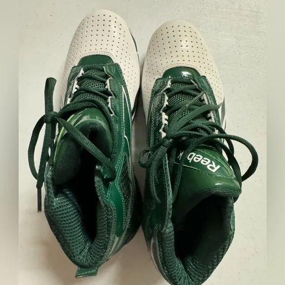 Reebok Zig Pro Future Men’s Basketball Shoes White Green Sz 10
