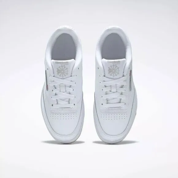 Reebok Club C 100000213 Sneaker Unisex Kids White Grade School Shoes MER196