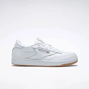 Reebok Club C 100000213 Sneaker Unisex Kids White Grade School Shoes MER196