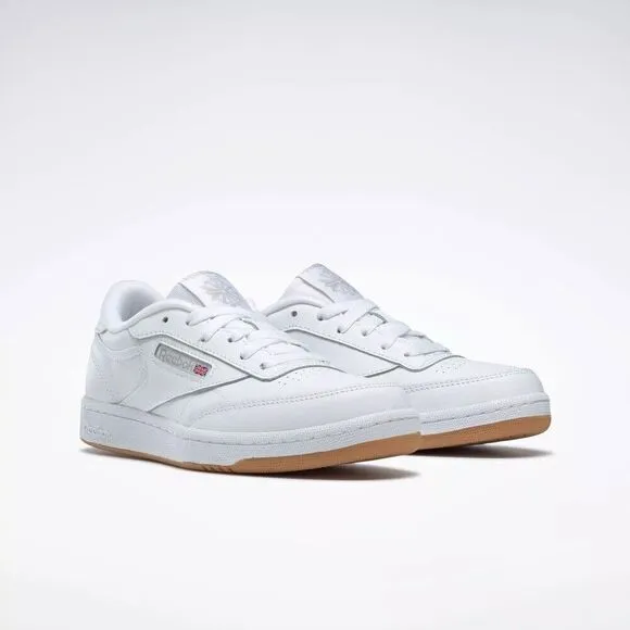 Reebok Club C 100000213 Sneaker Unisex Kids White Grade School Shoes MER196