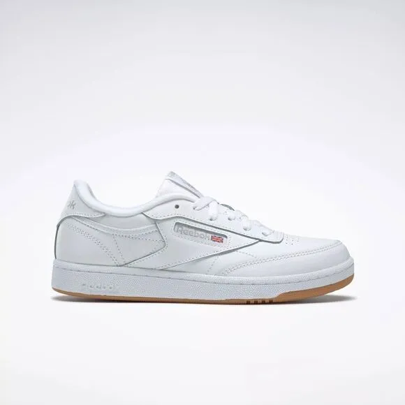 Reebok Club C 100000213 Sneaker Unisex Kids White Grade School Shoes MER196