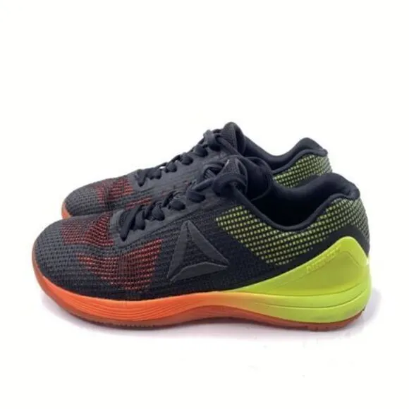 Reebok Crossfit Nano 7 Men’s Sz 4.5 Vitamin C Yellow Black BD2796 Athletic Shoes