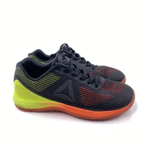 Reebok Crossfit Nano 7 Men’s Sz 4.5 Vitamin C Yellow Black BD2796 Athletic Shoes