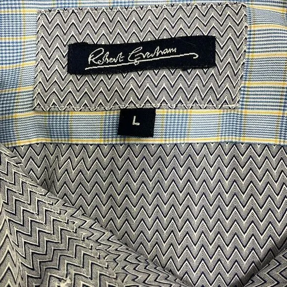 ROBERT GRAHAM Long Sleeve Embroidered Dress Shirt