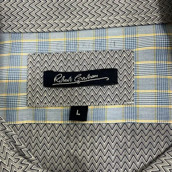 ROBERT GRAHAM Long Sleeve Embroidered Dress Shirt
