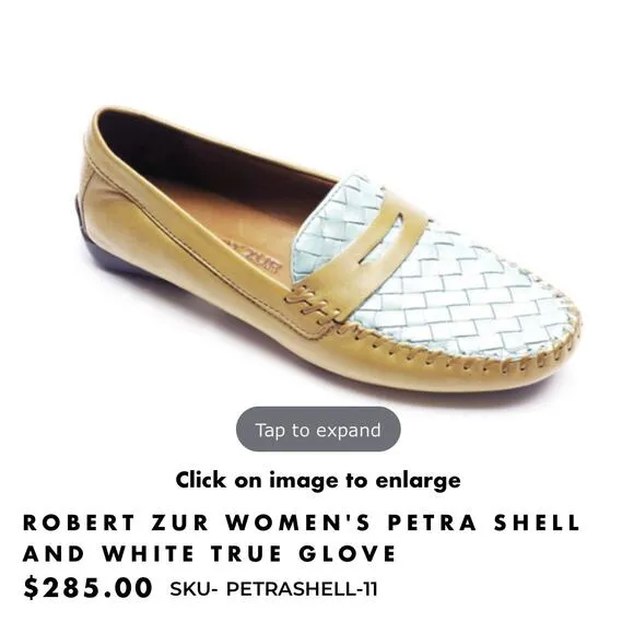 Robert Zur Petra women’s driving shoes. Size 8AA