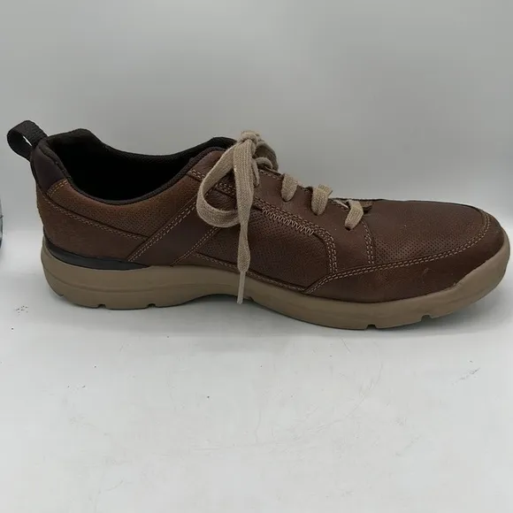 Rockport XCS men’s brown lace-up shoes, size 9.5