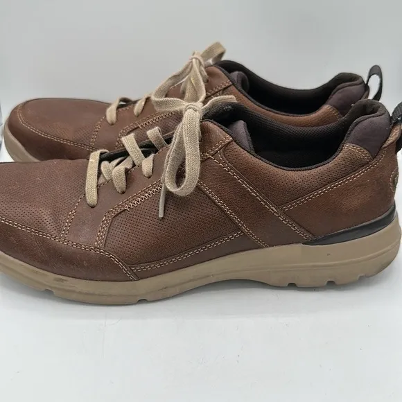 Rockport XCS men’s brown lace-up shoes, size 9.5