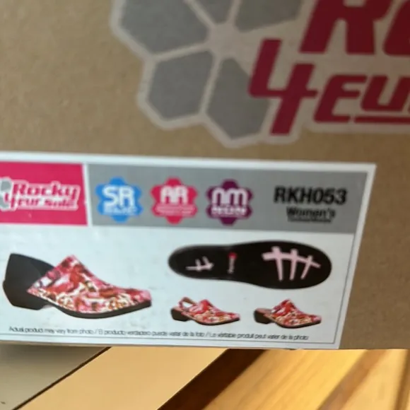 Rocky 4EurSole Womens Nurse Clogs 3 styles in 1 pair of shoes Rose