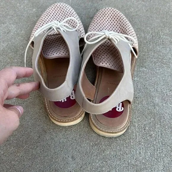 Rollie Australia Leather Slingback Punch Shoes Women’s Sz 45