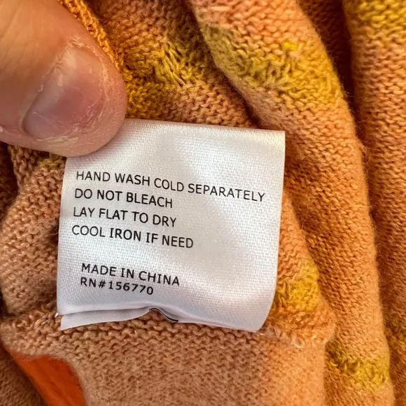 Roolee Women’s Wool Blend Orange‎ Skirt Size Small