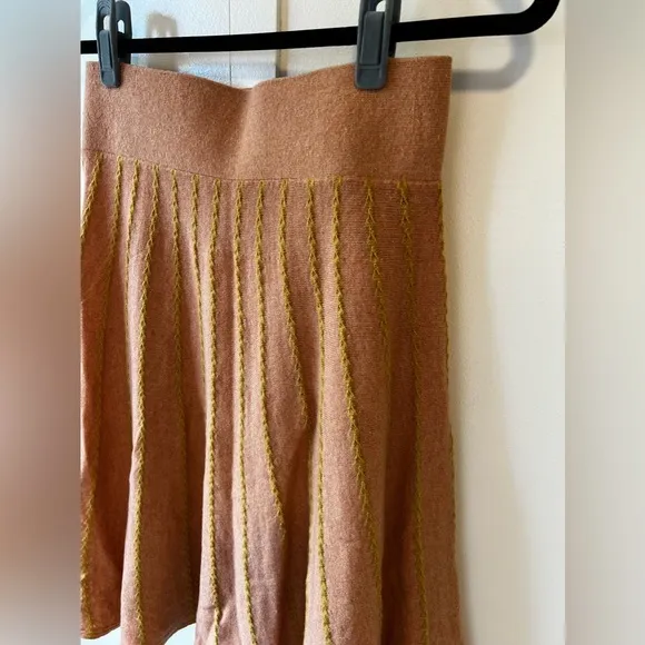 Roolee Women’s Wool Blend Orange‎ Skirt Size Small