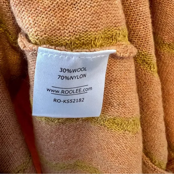 Roolee Women’s Wool Blend Orange‎ Skirt Size Small