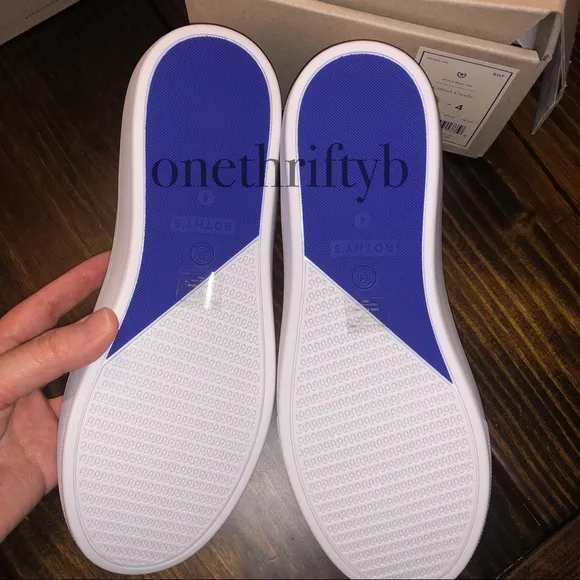 Rothy’s Cotton Candy Kids Sneakers 4 NIB