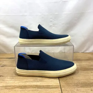 Rothy's Navy Blue City Slip On Sneakers Shoes  Washable Unisex W 8.5 / M 7