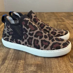 Rothy’s Women’s The Chelsea Pull On Ankle Bootie Shoe Wildcat Leopard Size 8