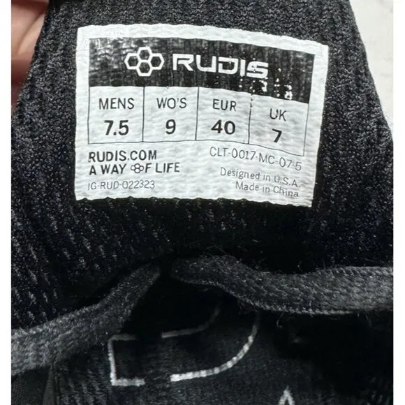 Rudis Colt 3.0 Wresting Shoes Men’s Size 7.5 / Women’s 9 Black Athletic