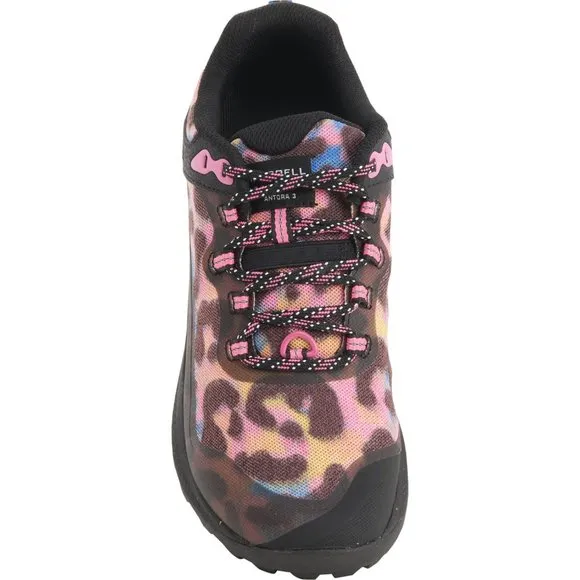 SALE new Merrell Womens  Antora 3 Sepia Leopard Trail Running Shoes Sneakers 5S3