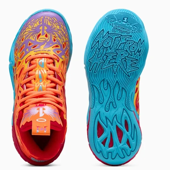 Sale! Puma x Lamelo ball Phoenix Orange and Purple youth/womens new