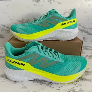 Salomon Aero Blaze Athletic Running Outdoor Shoes Green White Women’s Size 10