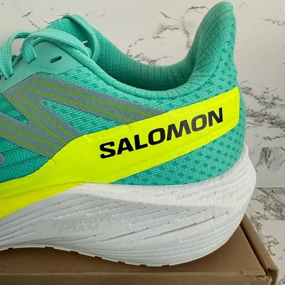 Salomon Aero Blaze Athletic Running Outdoor Shoes Green White Women’s Size 10
