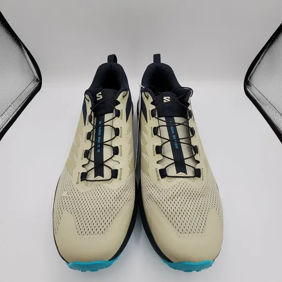 Salomon Sense Ride 5 Trail Running Shoes Mens 12.5 Peacock Blue Sneakers NEW