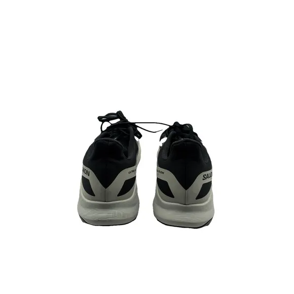 Salomon Ultra Flow Trail Running Shoes Black White 475253 Men's 11.5