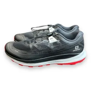 Salomon Ultra Glide Trail Shoes, Black/Alloy/Goji Berry Men's Size 12.5‎ 414305