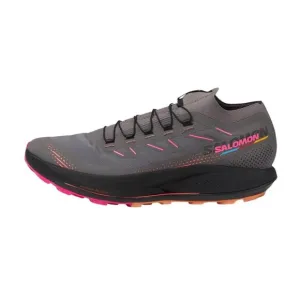 Salomon Womens Pulsar Trail 2 /Pro Running Shoe US 9.5M EU 42 Grey Athletic NIB