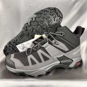 Salomon X Ultra 4 Mid GTX Boots Men's 11.5 Gray Black Waterproof Hiking Trail