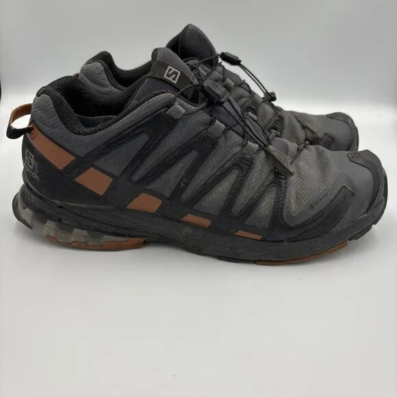 Salomon XA Pro 3D V8 Gore-Tex Men's 9.5 Trail Running Shoes Ebony/Caramel Cafe