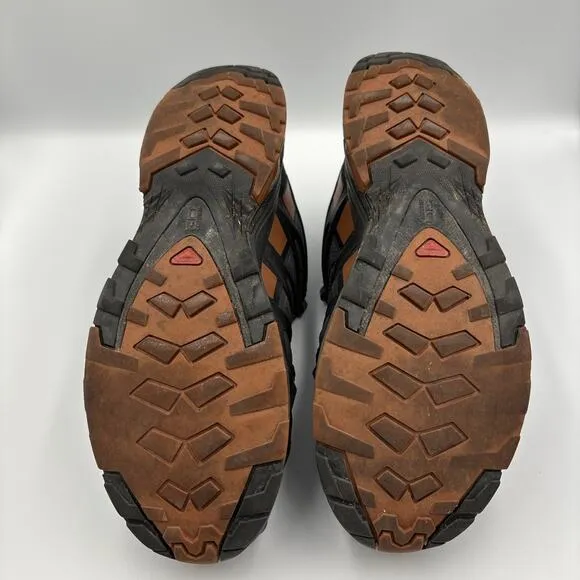 Salomon XA Pro 3D V8 Gore-Tex Men's 9.5 Trail Running Shoes Ebony/Caramel Cafe