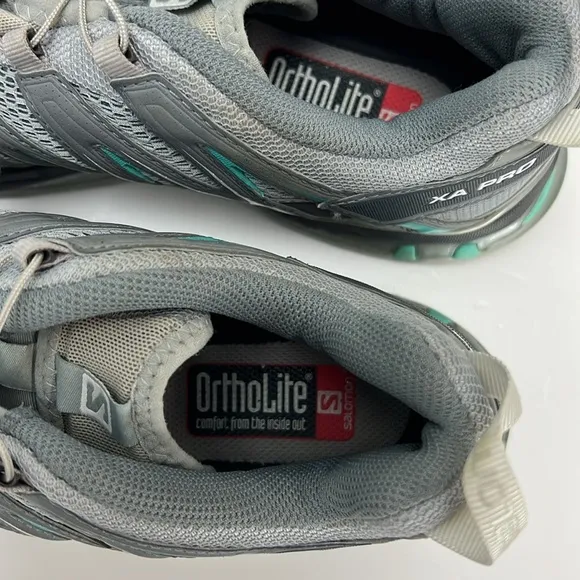 Salomon XA Pro Hiking Shoes Trail Running Sneakers Womens 9.5 Gray Gorpcore