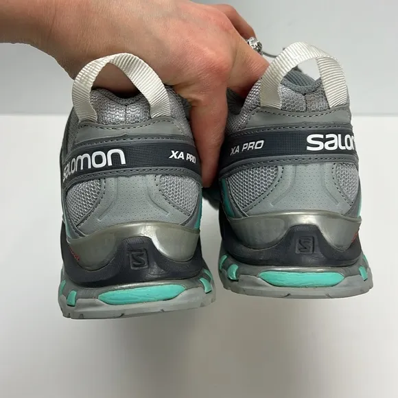 Salomon XA Pro Hiking Shoes Trail Running Sneakers Womens 9.5 Gray Gorpcore